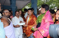 Srinivasa Kalyanam Movie Team Visits Dwaraka Tirumala